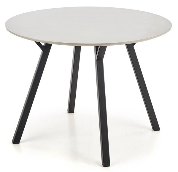 Okrągły stół minimalistyczny Hover 2X - popiel