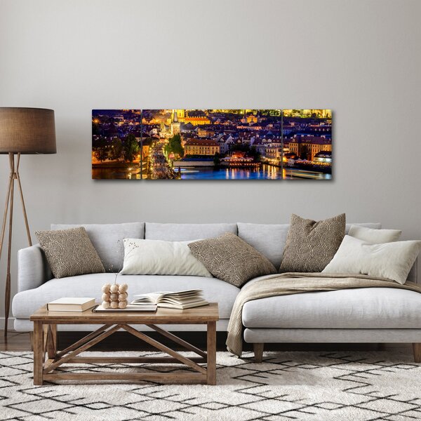 Obraz - Most Karola, Praga, Czechy (170x50 cm)