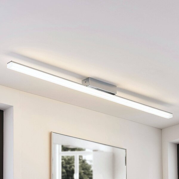 Lampa sufitowa Levke Lindby, możliwość ściemniania, biały / opal, łazienka, tworzywo sztuczne, nowoczesny