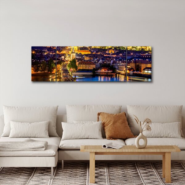 Obraz - Most Karola, Praga, Czechy (170x50 cm)