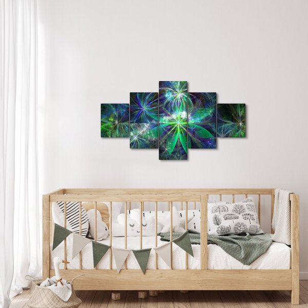Obraz - Abstrakcyjne kształty geometryczne (125x70 cm)
