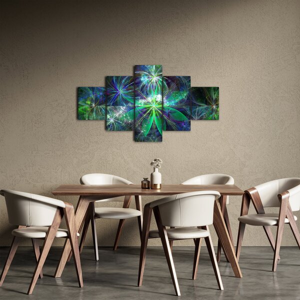 Obraz - Abstrakcyjne kształty geometryczne (125x70 cm)
