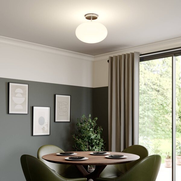 Lampa sufitowa Sonika Lindby, możliwość ściemniania, aluminiowy / szary / cynkowy, salon / jadalnia