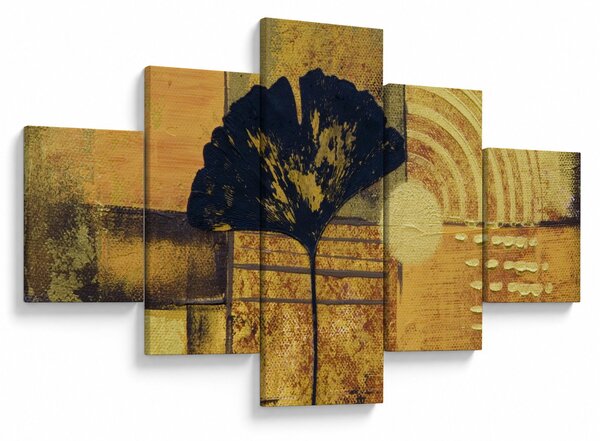 Obraz - Liść miłorzębu (125x70 cm)