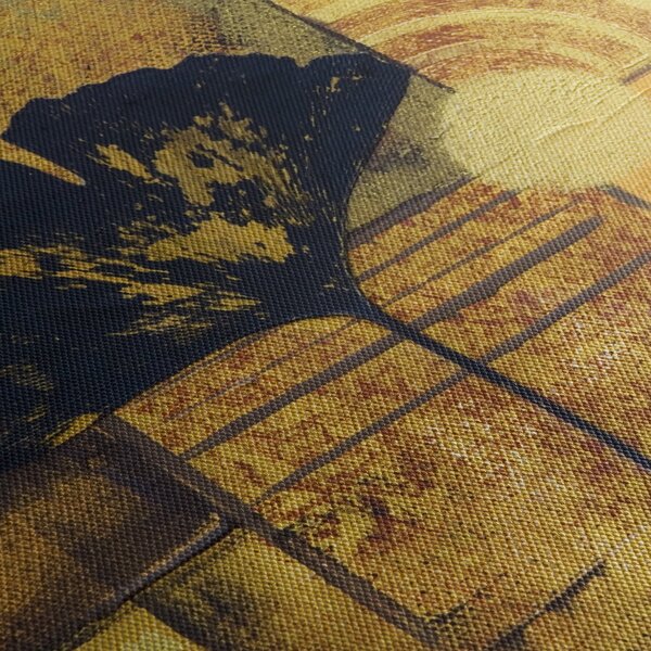 Obraz - Liść miłorzębu (170x50 cm)