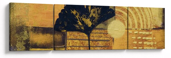 Obraz - Liść miłorzębu (170x50 cm)
