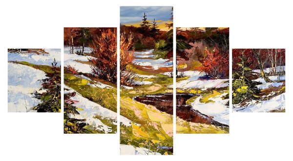 Obraz - Nadejście wiosny (125x70 cm)