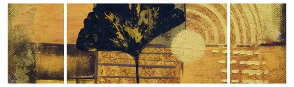 Obraz - Liść miłorzębu (170x50 cm)