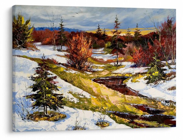 Obraz - Nadejście wiosny (70x50 cm)