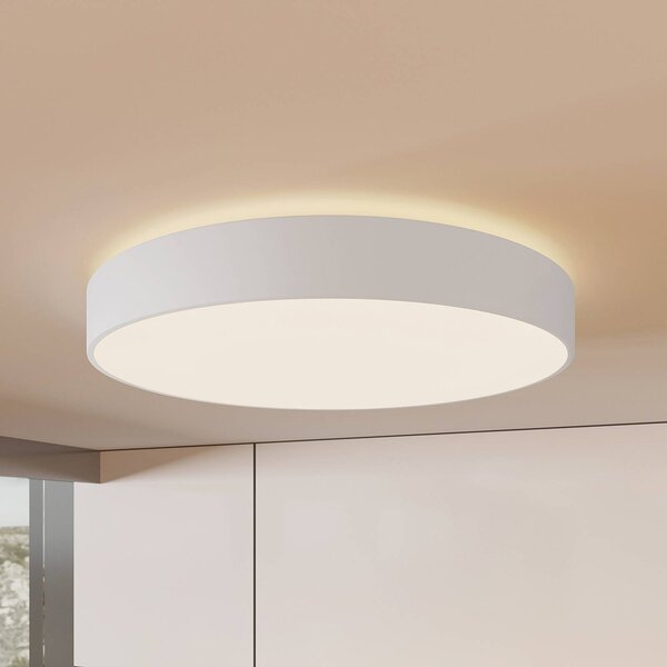 Lampa sufitowa LED Vanida Arcchio, możliwość ściemniania, biały / opal, kuchnia, aluminium, nowoczesny