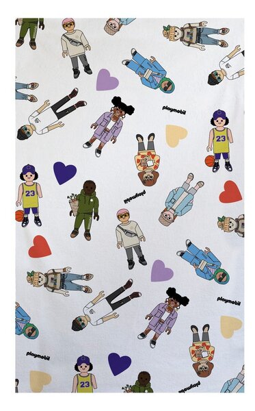 Bawełniany ręcznik plażowy frotte 75x140 cm Unique United – Playmobil