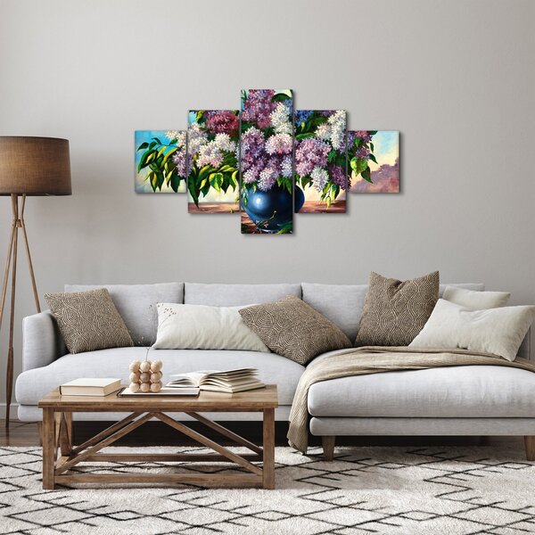 Obraz - Bukiet bzu (125x70 cm)