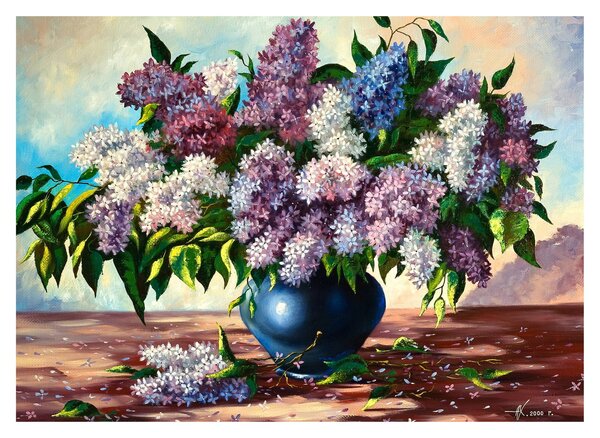 Obraz - Bukiet bzu (70x50 cm)