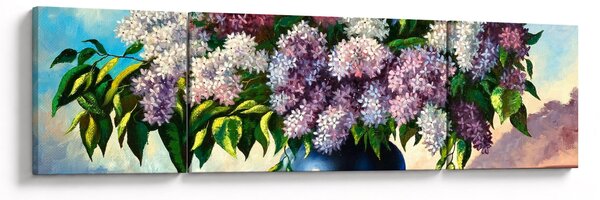 Obraz - Bukiet bzu (170x50 cm)