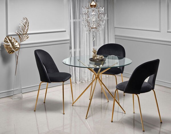 Stół okrągły glamour D6-W96
