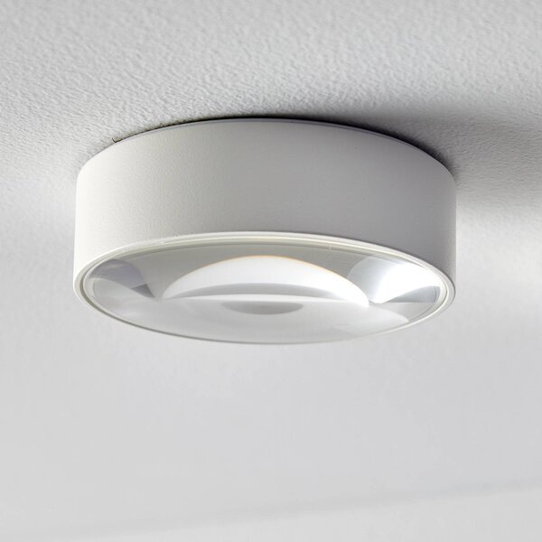 LOOM DESIGN Lampa sufitowa Sif, możliwość ściemniania, biały / opal, łazienka, aluminium, nowoczesny