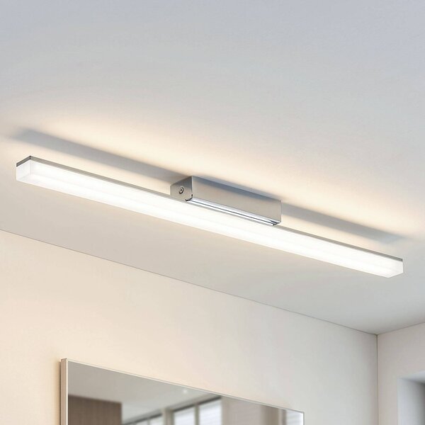 Lampa sufitowa Levke Lindby, możliwość ściemniania, chromowy / srebrny, łazienka, tworzywo sztuczne, nowoczesny