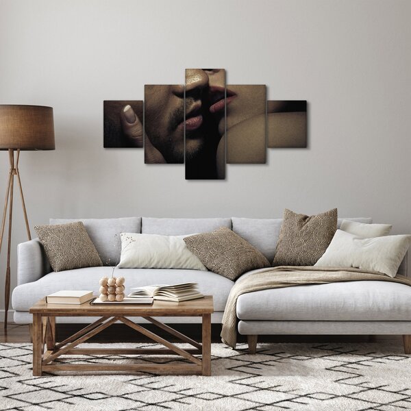 Obraz - Pocałunek (125x70 cm)