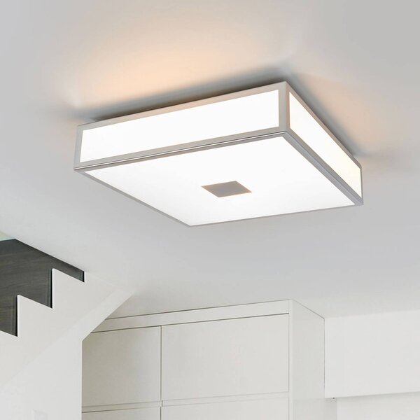 Lampa sufitowa Eniola Lindby, możliwość ściemniania, chromowy / srebrny, łazienka, tworzywo sztuczne, nowoczesny