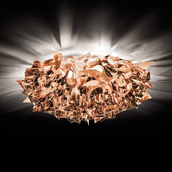 Slamp Lampa sufitowa designerska VELI, możliwość ściemniania, miedziany, salon / jadalnia, tworzywo sztuczne, design