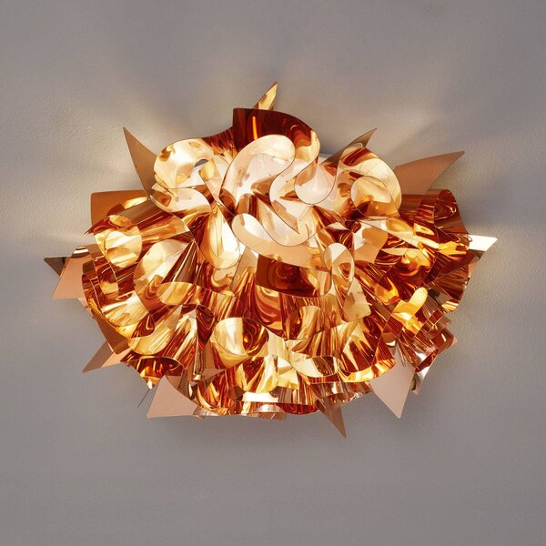 Slamp Lampa sufitowa designerska VELI, możliwość ściemniania, miedziany, salon / jadalnia, tworzywo sztuczne, design
