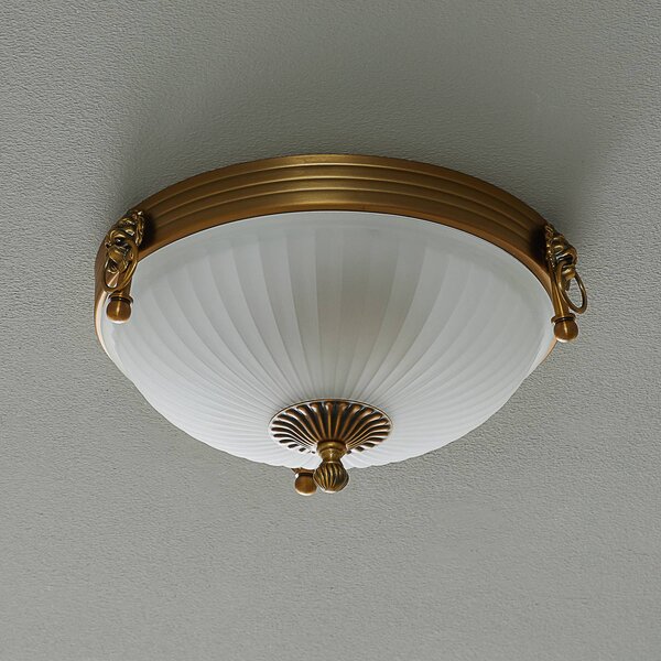 ORION Lampa sufitowa Rocca, możliwość ściemniania, brązowy / mosiężny, salon / jadalnia, metal, antyczny