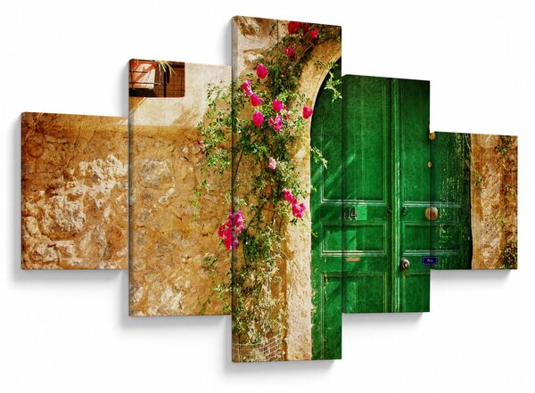 Obraz starych drzwi (125x70 cm)