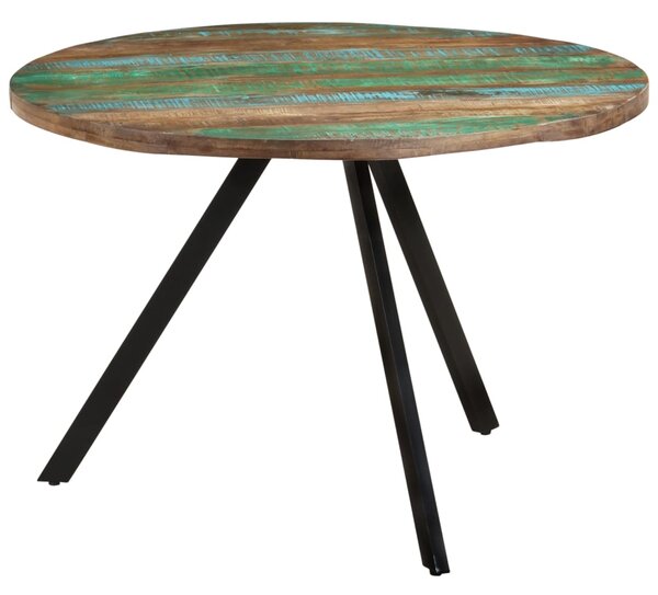 Stół do jadalni, 110x75 cm, lite drewno odzyskane
