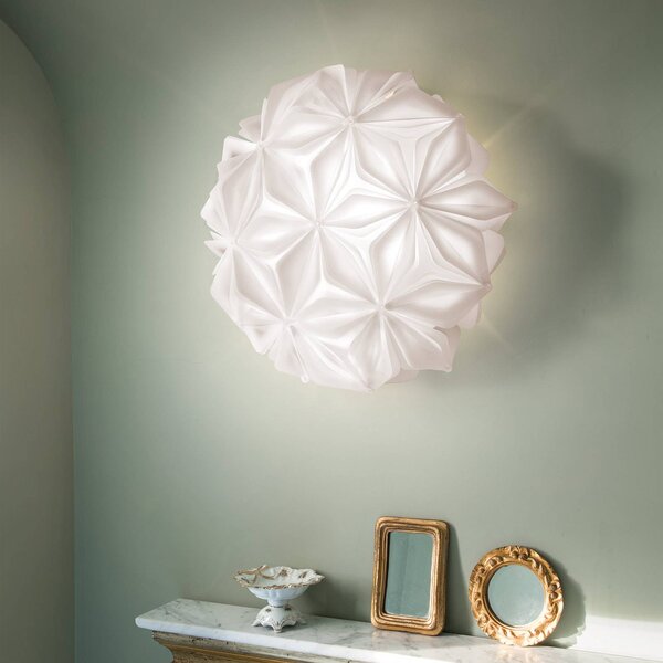 Slamp Lampa sufitowa designerska La Vie M, możliwość ściemniania, biały / opal, salon / jadalnia, tworzywo sztuczne, design