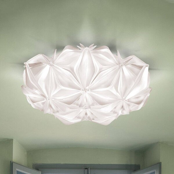 Slamp Lampa sufitowa designerska La Vie M, możliwość ściemniania, biały / opal, salon / jadalnia, tworzywo sztuczne, design