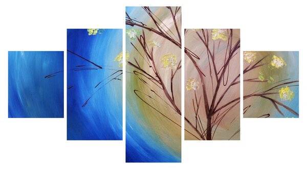 Obraz - Drzewo zakrywające słońce (125x70 cm)