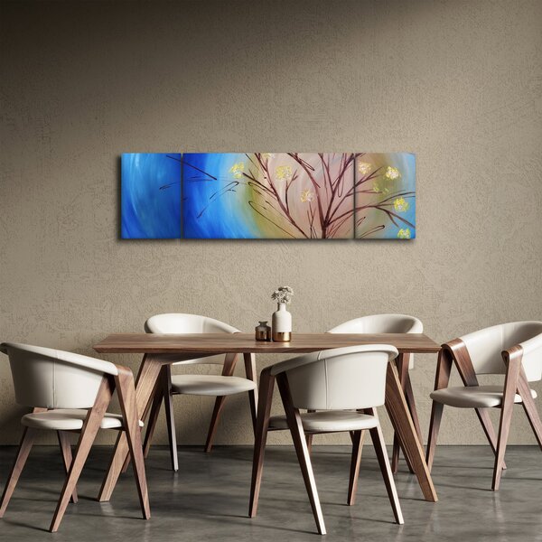 Obraz - Drzewo zakrywające słońce (170x50 cm)