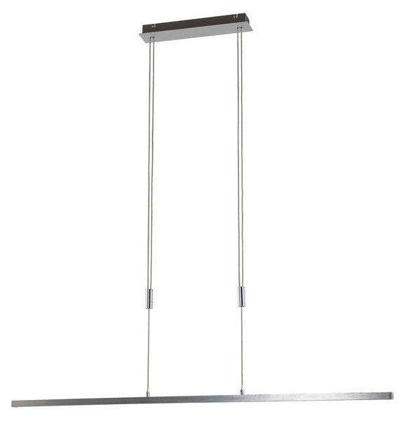Lampa Wisząca Lucande, Myron, ściemnialny, metaliczny, salon, aluminium, nowoczesny