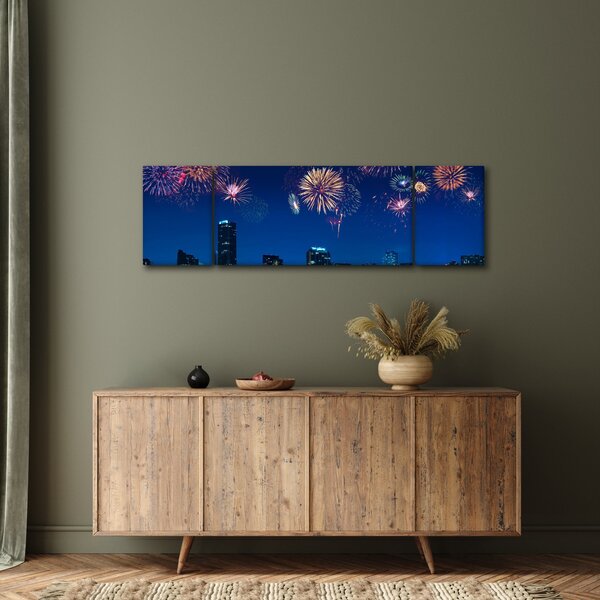 Obraz - Fajerwerki w Miami (170x50 cm)