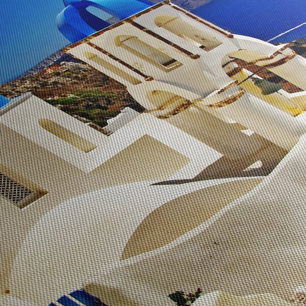 Obraz - Santorini, Grecja (170x50 cm)