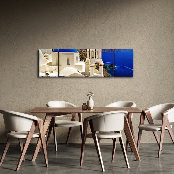 Obraz - Santorini, Grecja (170x50 cm)