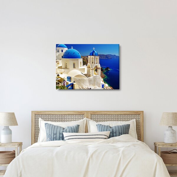 Obraz - Santorini, Grecja (70x50 cm)