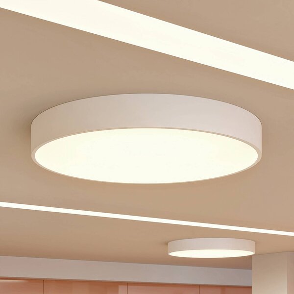 Lampa sufitowa LED Noabelle Arcchio, możliwość ściemniania, biały / opal, kuchnia, metal, nowoczesny