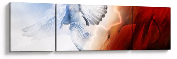 Obraz - Dobro i zło (170x50 cm)