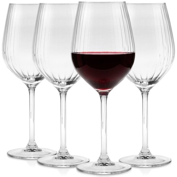 Kieliszki do wina szklane 490 ML 4 szt
