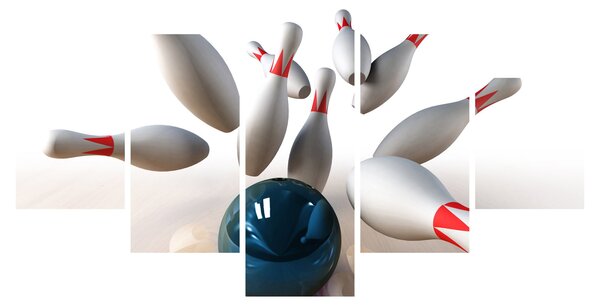 Obraz - Kręgle (125x70 cm)