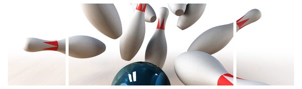 Obraz - Kręgle (170x50 cm)