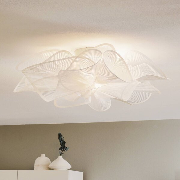 Slamp Lampa sufitowa designerska La Belle Étoile, możliwość ściemniania, biały / opal, salon / jadalnia, tworzywo sztuczne, design
