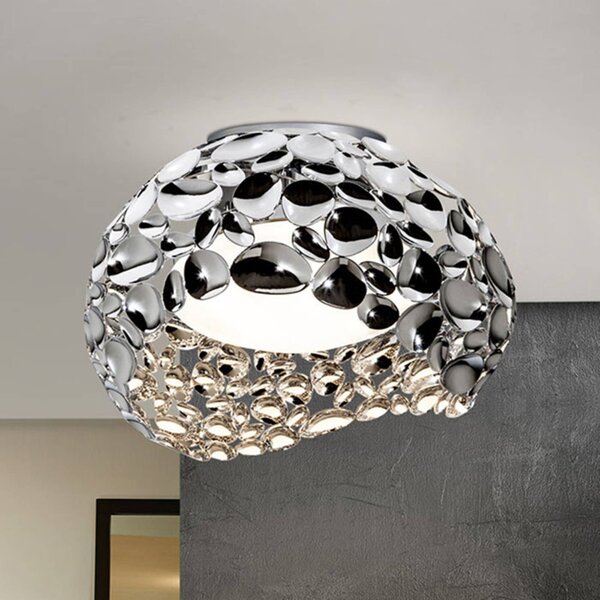 Schuller Valencia Lampa sufitowa LED Narisa, chromowy / srebrny, salon / jadalnia, metal, nowoczesny