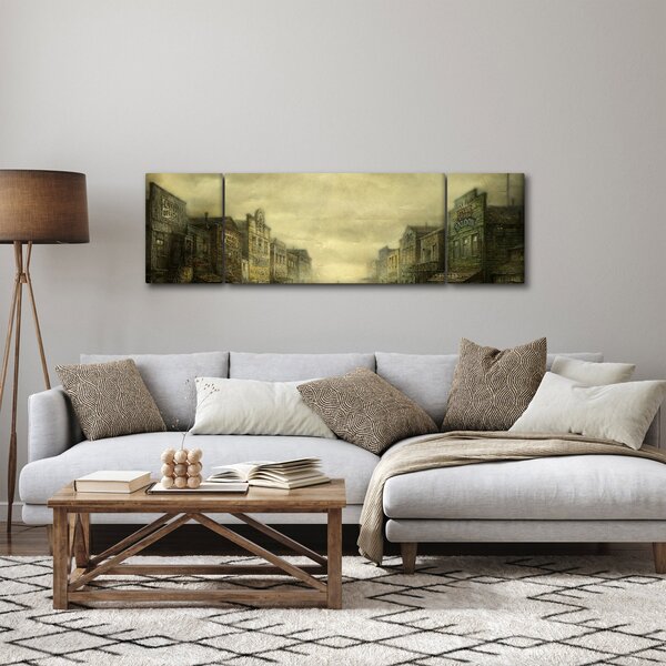 Obraz westernowego miasteczka (170x50 cm)