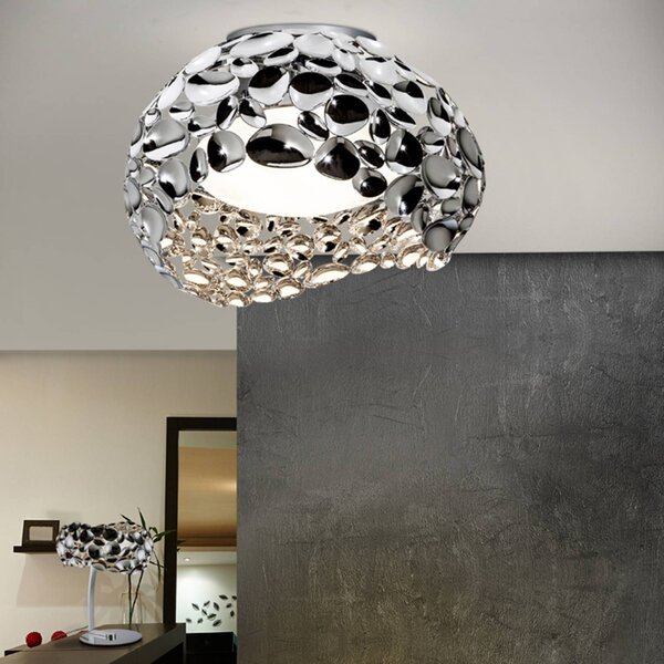 Schuller Valencia Lampa sufitowa LED Narisa, chromowy / srebrny, salon / jadalnia, metal, nowoczesny