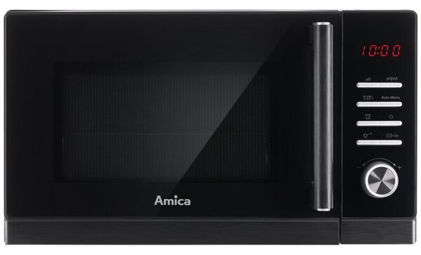 Kuchenka mikrofalowa AMICA AMMF23E1GFB 1250W beztalerzowa pojemność 23L FullFlat Czarny