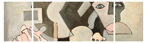 Obraz - Kubizm (170x50 cm)