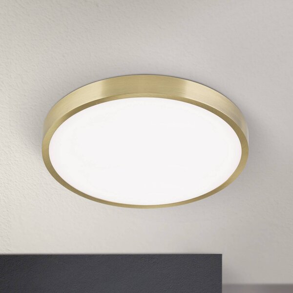 ORION Lampa sufitowa LED Bully, mosiężny / złoty, salon / jadalnia, aluminium, nowoczesny
