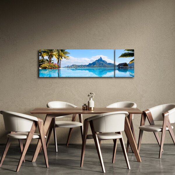 Obraz - Bora-Bora, Polinezja Francuska (170x50 cm)